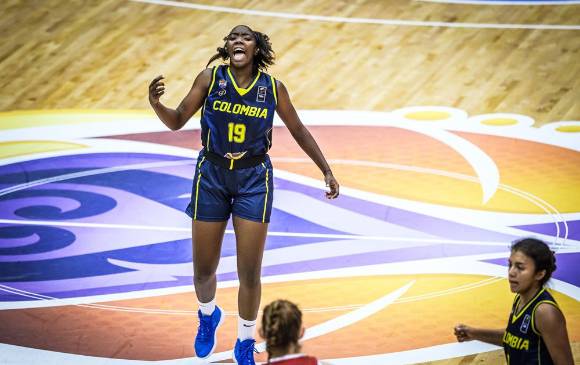 Mayra Caicedo se destacó por Colombia en el cotejo ante Alemania. Hoy esperan ganarle a Japón. FOTO cortesía fiba