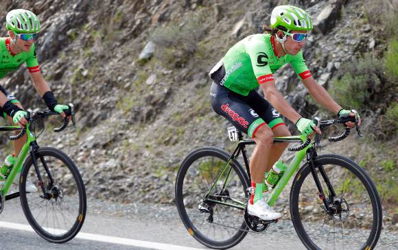 Urán es el criollo que hasta ahora se muestra más combativo en la carrera española. Hoy le espera un gran reto. FOTO CORTESÍA