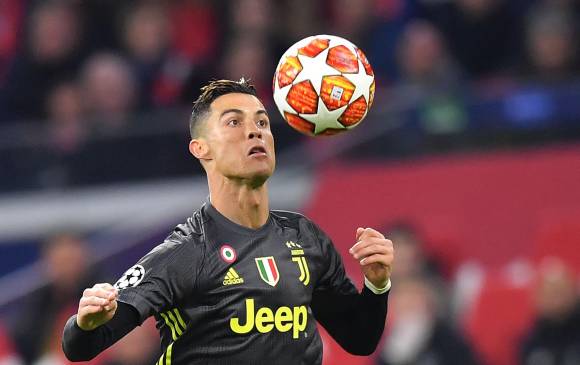 Ronaldo marcó en el empate 1-1 de visitante de Juventus ante el Ajax. FOTO AFP