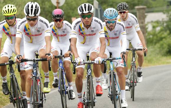 El equipo de la Selección tuvo una carrera de fogueo antes del Giro-sub23, la Coppa della Pace. FOTO CORTESÍA ÉDER GARCÉS