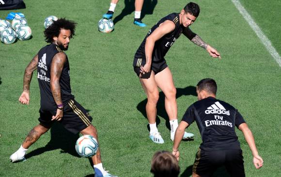 James e Isco, son los únicos volantes ofensivos netos que lleva Real para el debut ante Celta. FOTO afp
