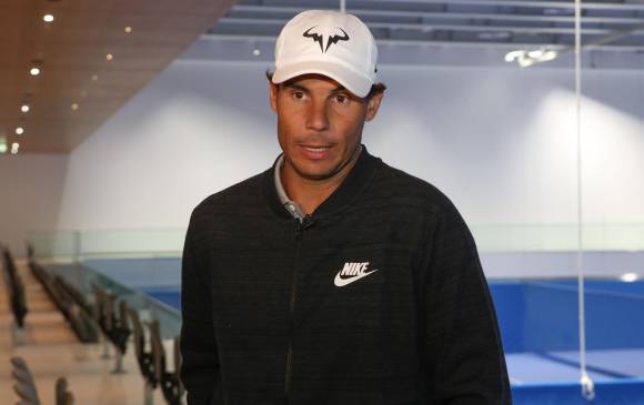Rafael Nadal inauguró la primera de sus academias fuera de España, la cual tendrá sede en Kuwait. FOTO AFP