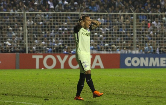 El delantero Dayro Moreno aún no encuentra el socio ideal en Nacional para demostrar sus bondades como goleador. FOTO EFE