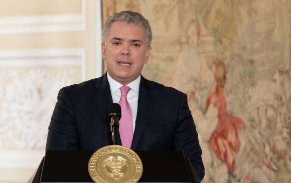 La medida la anunció el presidente, Iván Duque. FOTO: COLPRENSA.