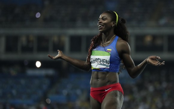 Caterine Ibargüen, de 34 años de edad, suma dos medallas olímpicas y cuatro mundiales, todas en salto triple. FOTO ARCHIVO