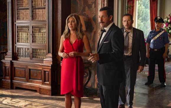Jennifer Aniston y Adam Sandler ya habían actuado juntos en la película Una esposa de mentiras. No descartan más trabajos juntos. FOTO cortesía netflix