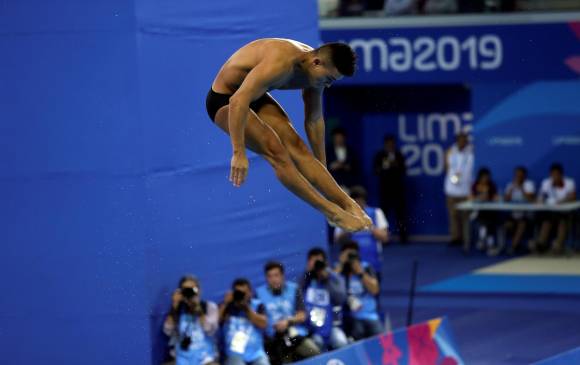 El antioqueño Daniel Restrepo García es uno de los deportistas que logró en Lima su cupo para Tokio-2020. FOTO efe