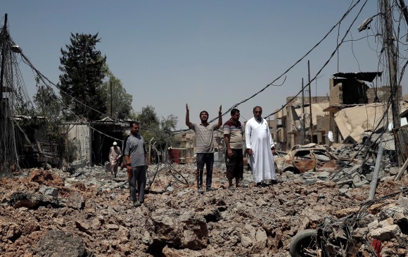 Solo el 3 % de la ciudad iraquí sigue en manos del Estado Islámico. Reconstruirla será el reto. FOTO REUTERS