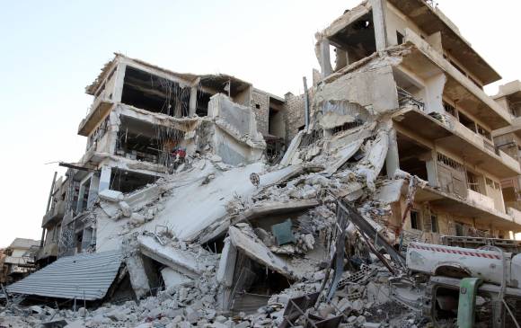 Los barrios controlados por la oposición son vilmente golpeados por bombardeos de Rusia y el régimen de Asad. FOTO reuters