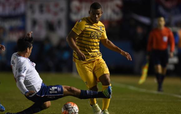 Fabra marcó el gol para el cuadro xeneize. FOTO AFP