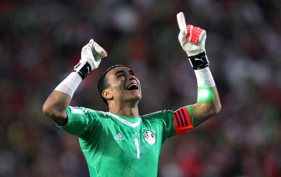 Essam El-Hadary jugaría el Mundial con 45 años y seis meses. FOTO: AFP