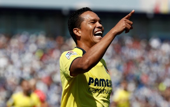 Bacca se convirtió en el segundo colombiano en anotar 50 goles en la Liga española, después de Radamel Falcao (52 tantos). FOTO EFE