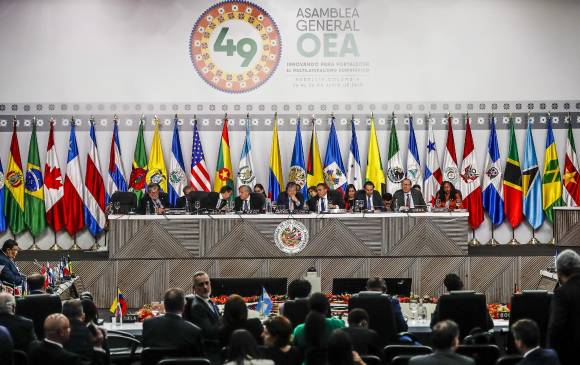 Clausura de la Asamblea de la Organización de Estados Américanos (OEA) número 49. FOTO JAIME PÉREZ MUNÉVAR 