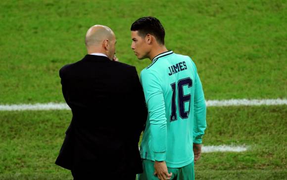 James lleva casi 3 meses sin jugar un partido completo. FOTO: EFE