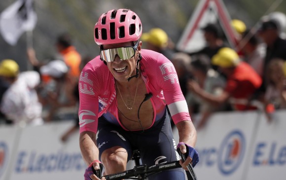 A Rigo Urán le falta podio en España. Ya fue segundo en Giro (2013-2014) y en Tour (2017). FOTO EFE