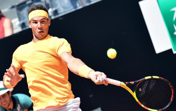 Rafael Nadal, tenista español que busca su octava corona en Roma. Foto EFE