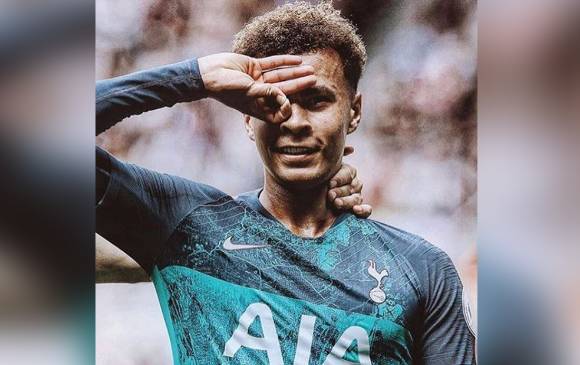 Dele Alli creó una tendencia en internet sin darse cuenta cuando celebró un gol con el Tottenham. Foto: Instagram @Dele