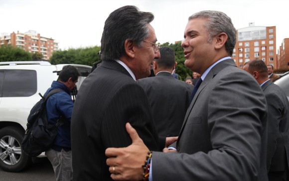 Antes de que el presidente Ivan Duque objetara la Ley de la JEP, el fiscal Néstor Humberto Martínez le recomendó hacerlo. FOTO COLPRENSA