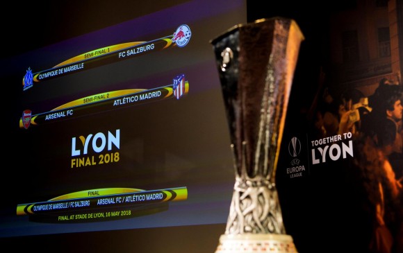 Las semifinales de la Europa League se jugarán el 26 de abril (ida) y el 3 de mayo (vuelta). FOTO EFE