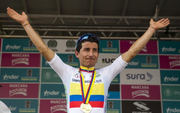 Sergio Luis, digno campeón nacional de ruta en Medellín.