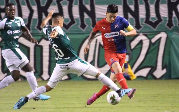 El delantero Germán Cano pasó en blanco ante el Cali, pero pretende regresar a la senda goleadora el jueves. FOTO colprensa