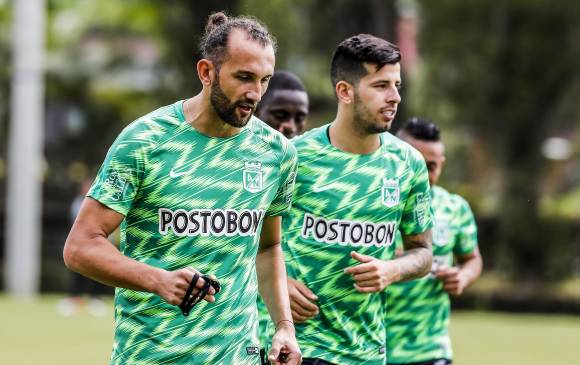 Hernán Barcos y Pablo Ceppelini deberán definir, junto con los directivos, sus contratos para el próximo año. FOTO jaime pérez