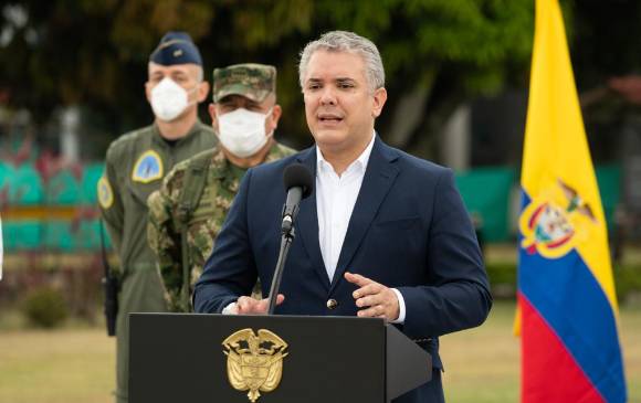 Iván Duque, presidente de Colombia. FOTO COLPRENSA