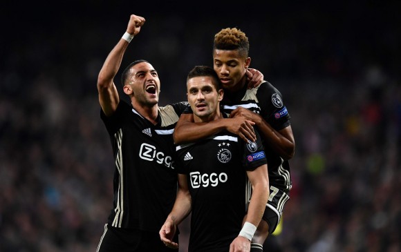 Ajax, la sorpresa de las semifinales de la Champions League. FOTO AFP