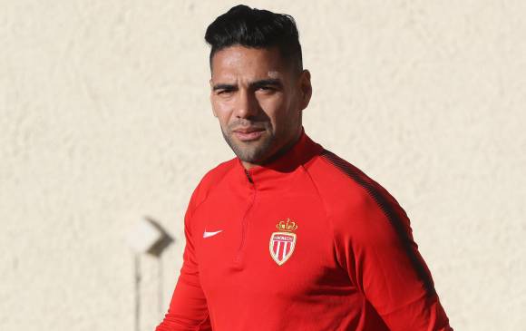 Radamel Falcao, estandarte de Monaco. FOTO AFP