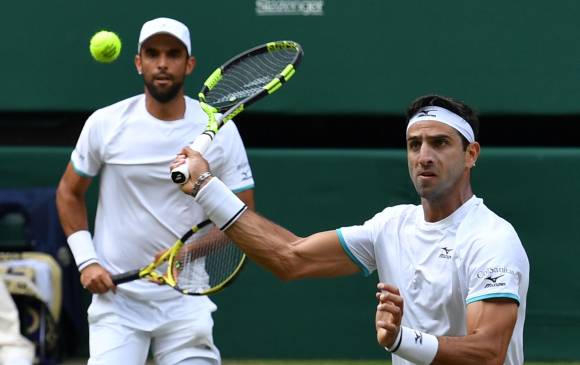 Farah -adelante- y Cabal siguen recogiendo frutos a su constancia y talento. FOTO AFP