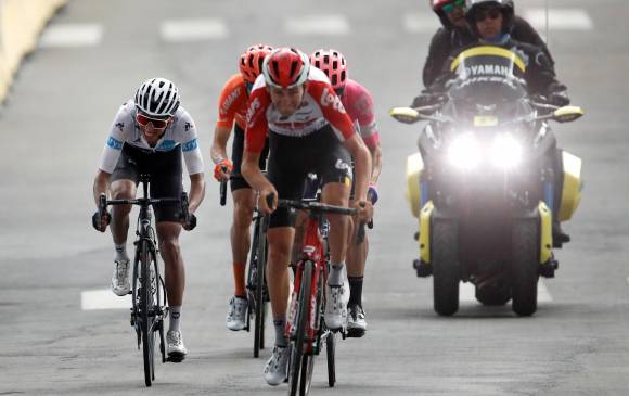 Egan es la amenaza número uno de Alaphilippe. En subidas largas va mejor que el galo. foto REUTERS Y EFE