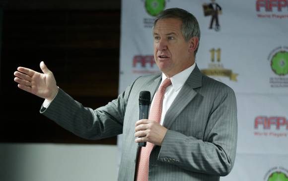 Carlos González Puche, presidente de la Asociación Colombiana de Futbolistas Profesionales (Acolfutpro). FOTO COLPRENSA