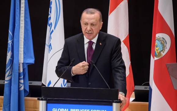 Presidente de Turquía, Recep Tayyip Erdogan. FOTO AFP
