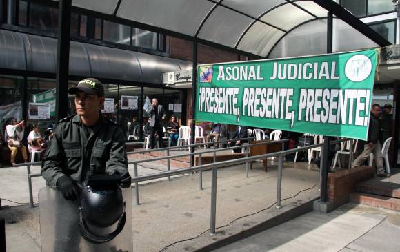 Más de dos meses lleva el paro judicial. FOTO COLPRENSA