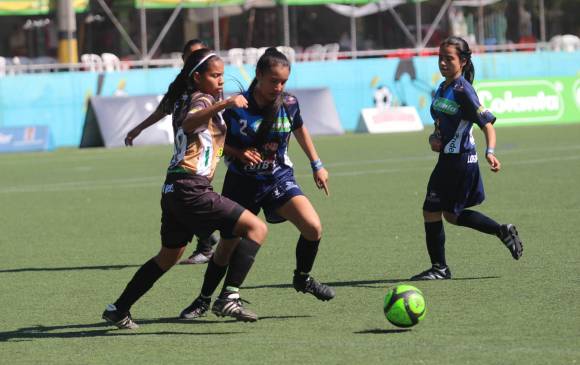 El cuadro de Planeta Rica hizo parte del grupo B del babyfútbol femenino, en el que jugó tres partidos. FOTO Cortesía Los paisitas 