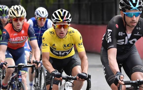 Dos conquistas suma esta temporada Sergio Luis Henao, la del Nacional de ruta y la reciente París-Niza. FOTO AFP