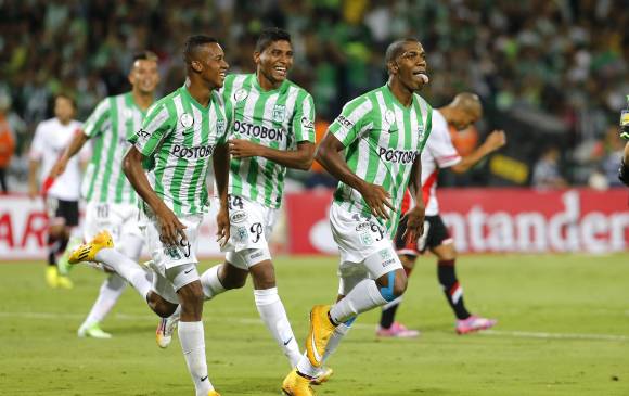 Orlando Berrío, el autor del gol de Atlético Nacional. FOTO JUAN ANTONIO SÁNCHEZ