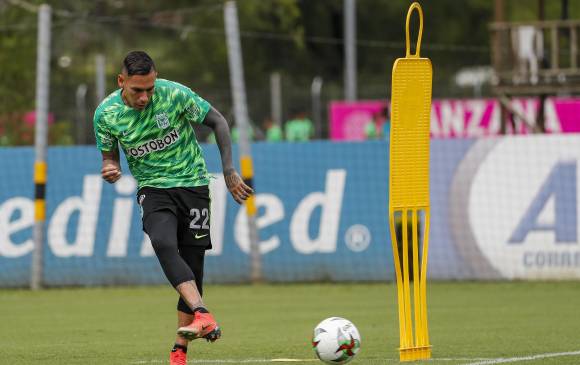 El lateral Gilberto “Alcatraz” García se recuperó de las lesiones y podría ser inicialista hoy ante el Tolima, en el duelo adelantado por la fecha 13 de la Liga Águila-1. FOTO esteban vanegas