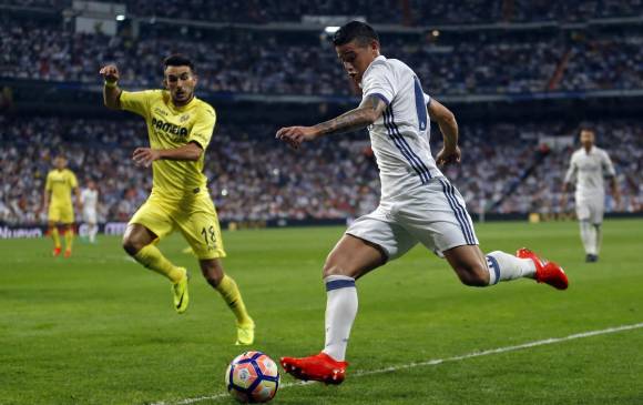 El colombiano regresará a Madrid el 4 de enero para afrontar la Copa del Rey con el cuadro blanco. FOTO AP