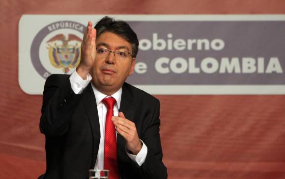 El ministro Mauricio CárdenasSantamaría confía en que la reforma tributaria se radique el próximo martes. FOTO ARCHIVO