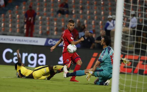 Debut goleador para el Stiven Rodríguez. FOTO: JULIO HERRERA