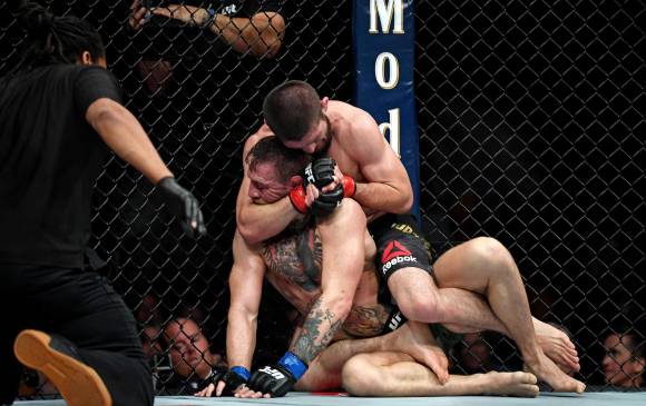 Pelea entre Khabib y McGregor terminó en batalla campal