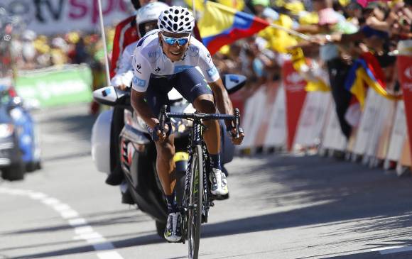 Nairo Quintana quiere la revancha ante Christopher Froome y la Vuelta a España le da esa oportunidad. FOTO cortesía Movistar 