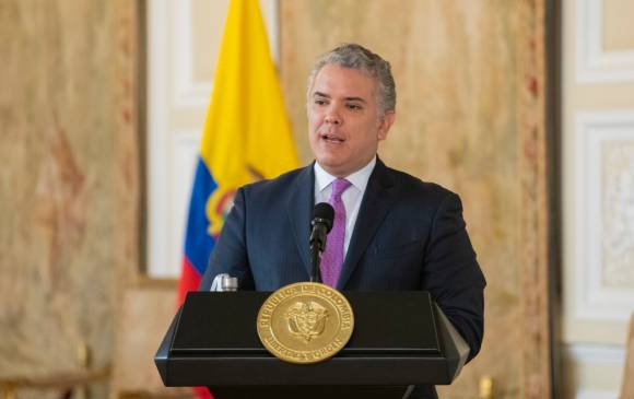 Duque expresó que la reforma a la justicia es un tema que lleva años en espera. FOTO: COLPRENSA