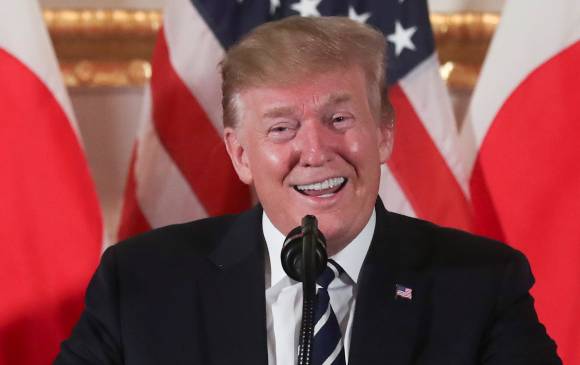 El presidente de Estados Unidos, Donald Trump, inició una visita oficial a Japón en donde permanecerá por cuatro días. Se encontrará con el emperador Naruhito. FOTO Reuters