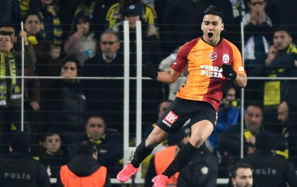 Falcao García no marcaba desde el 26 de enero en la victoria del Galatasaray 3-0 Konyaspor por la Liga turca. FOTO AFP