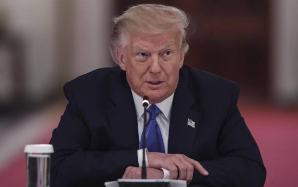 El presidente de Estados Unidos, Donald Trump. FOTO EFE