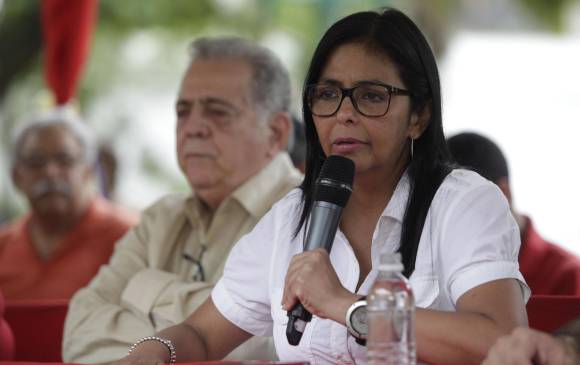 Presidenta de la Asamblea Constituyente, Delcy Rodríguez. FOTO EFE