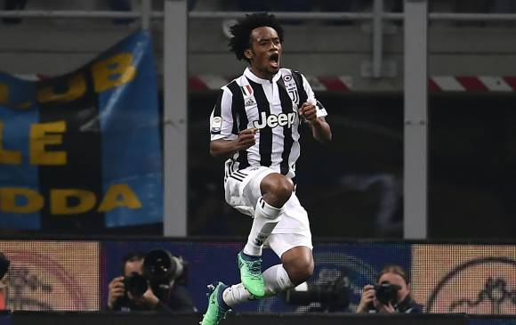 Juan Guillermo Cuadrado, goza de un buen presente en Juventus, suma cuatro goles en la temporada.FOTO AFP