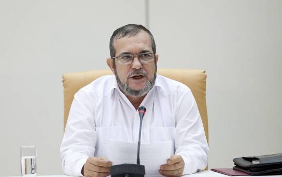 El número uno de las Farc, Rodrigo Londoño, alias “Timochenko”. FOTO Archivo Reuters